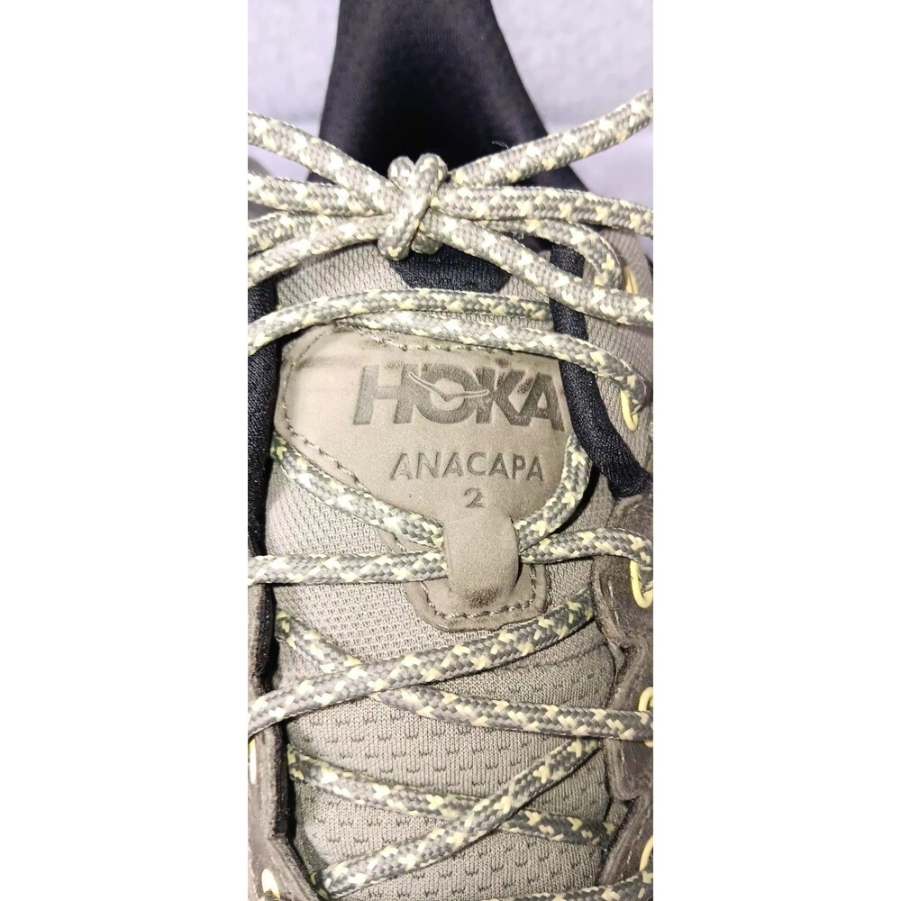 HOKA Anacapa 2 Low GTX Hiking Shoes Womens 6.5 Olive Haze Waterproof Gore-Tex - Picture 3 of 12